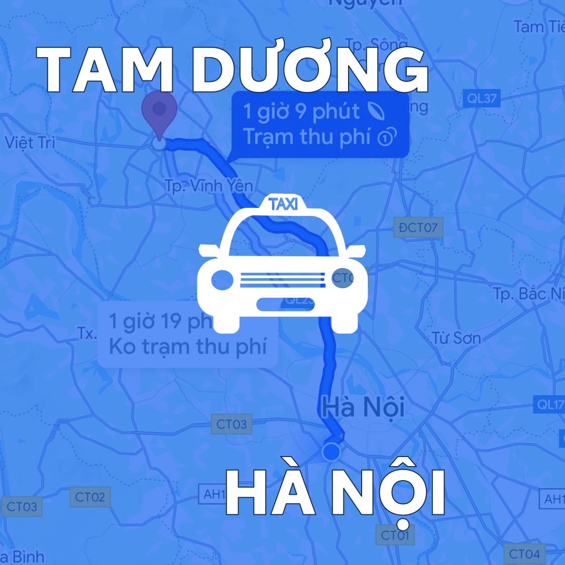 Giá xe ghép hà nội vĩnh phúc